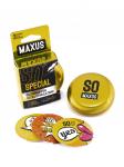 *Презервативы точечно-ребристые MAXUS Special 3 шт.