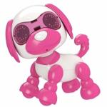 Mioshi Active Интерактивная игрушка "Милый щеночек: Тёмно-розовый" (10 см, свет, звук, подвиж., звукозапись)