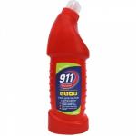 911 Средство для чистки сантехники с активным хлором Лимонная свежесть 750мл