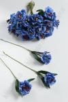 Головки цветов на веточке SF-2100 (20 головок) синий