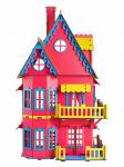 Волшебный 3D- город Кукольный домик розовый Д-009