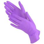 Нитриловые перчатки mediOk. Фиолетовые, в пакете 5 пар