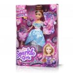 Sparkle Girlz Кукла "Сказочная принцесса" (26,5 см, подвижн., аксесс., голуб.)