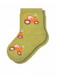 Носки для мальчика месяцев зеленый Трактор М.2559 Step