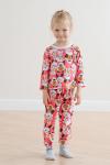 Пижама детская для девочки Мила длиннный рукав+брюки
