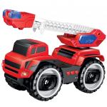 Handers Инерционная игрушка "Большие колёса: Пожарная автолестница" (22 см, свет, звук, подвиж. дет.)