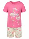 Пижама для девочки розовый Фламинго RF162 Sladikmladik