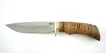 Нож туристический Ворсма Лазутчик, сталь 65х13, дерево-орех (кузница Семина)