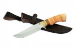 Нож туристический Ворсма Лорд, сталь 65х13, береста, орех (кузница Семина)