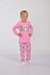 "Милые кактусята" (розовый) - детская пижама для девочек