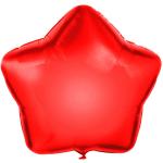 Шар фольгированный 45 см “Звезда” (красный)