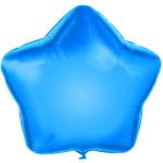 Шар фольгированный 45 см “Звезда” (синий)