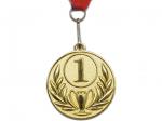 Медаль спортивная с лентой за 1 место. Диаметр 5 см: FF-1 FF-509-1 FF 1601-1