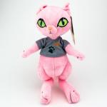 Мягкая игрушка Кошка розовая 30 см