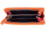 Стильный кошелек-клатч женский, цвет оранжевый
