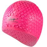 B31552 Шапочка для плавания силиконовая Bubble Cap (розовая)