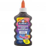 Клей для слаймов ELMERS, с чёрными блестками, прозрачный, 177 мл