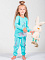 Пижама для девочки св. бирюзовый LK 5056