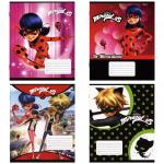 Тетрадь ACTION! LADYBUG, мелованный картон, линейка, ф. А5, 12 л.,4 дизайна