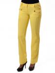 2454 брюки женские, желтые