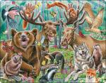 Пазл Larsen CZ2 - Счастливые лесные животные