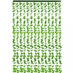 Штора межкомнатная 90х180 см "Листья" зеленый, 14 нитей, картонная коробка (Китай)