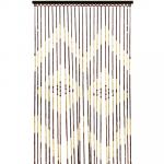 Штора межкомнатная "Трубочки" 90х175см, 27 нитей, бамбук, картонная коробка (Китай)