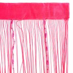Штора 100х200 см "Нити", розовый, в п/эт пакете (Китай)