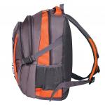 Рюкзак для школы и офиса BRAUBERG "SpeedWay 2", разм. 46*32*19см, 25 л, ткань, серо-оранжевый,224448