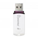 Флеш-диск 16GB SMARTBUY Paean USB 2.0, белый, SB16GBPN-W