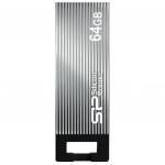 Флеш-диск 64GB SILICON POWER Touch 835 USB 2.0, металл. корпус, серый, SP064GBUF2835V1T