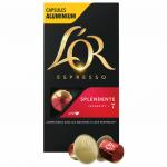 Кофе в алюминиевых капсулах L'OR Espresso Splendente для кофемашин Nespresso, 10шт*52г, ш/к 57910