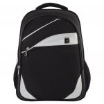 Рюкзак для школы и офиса BRAUBERG "Sprinter", разм. 46*34*21см, 30 л, ткань, серо-белый, 224453
