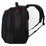 Рюкзак для школы и офиса BRAUBERG "Relax 3", разм. 46*35*25см, 35 л, ткань, черный, 224455