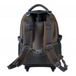 Рюкзак для школы и офиса BRAUBERG "Jax 1", разм. 43*33*23см, 30 л,ткань,на колесах,черно-кор.,224458