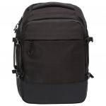 Рюкзак GRIZZLY деловой, 2 отделения, карман для ноутбука, черный, 45x32x21 см, RQ-019-2/1