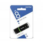 Флеш-диск 8GB SMARTBUY Paean USB 2.0, черный, SB8GBPN-K