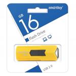 Флеш-диск 16GB SMARTBUY Stream USB 2.0, желтый, SB16GBST-Y