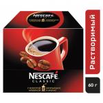 Кофе растворимый NESCAFE "Classic", 30 пакетов по 2г (упаковка 60г), ш/к 10670
