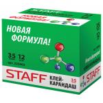 Клей-карандаш STAFF Profit, 35 г, PVP-основа, новая формула, РОССИЯ, 225002
