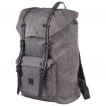 Рюкзак BRAUBERG молодежный с отд. для ноутбука, Кантри, серый меланж, 41х28х14 см, 227082