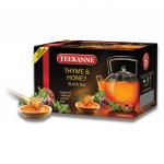 Чай TEEKANNE (Тиканне) "Thyme&Honey", черный, чабрец/мёд, 20 пакетиков по 2 г, Германия, ш/к 28470