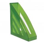 Лоток вертикальный для бумаг BRAUBERG "Office style", 245х90х285 мм, тонированнный зеленый, 237284