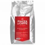 Кофе в зернах PIAZZA DEL CAFFE "Espresso Forte" натуральный, 1000г, вакуумная упаковка, ш/к 10972