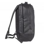 Рюкзак BRAUBERG молодежный с отд. для ноутбука, Квадро, искуств. кожа, черный, 44х29х13 см, 227088