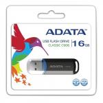 Флеш-диск 16GB A-DATA C906, USB 2.0, черный, AC906-16G-RBK