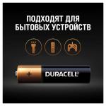 Батарейки КОМПЛЕКТ 2 шт, DURACELL Basic, AAA (LR03, 24А),алкалиновые,мизинчиковые,блистер,(ш/к 8170)