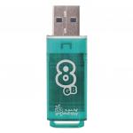 Флеш-диск 8GB SMARTBUY Glossy USB 2.0, зеленый, SB8GBGS-G