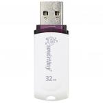 Флеш-диск 32GB SMARTBUY Paean USB 2.0, белый, SB32GBPN-W