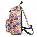 Рюкзак BRAUBERG универсальный, сити-формат, разноцветный, Сладости, 20 литров 41*32*14 cм, 225370